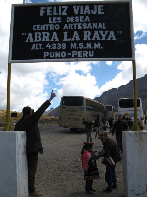 Abra La Raya, Ruta 3S, Puno-Cusco Region Border, Peru