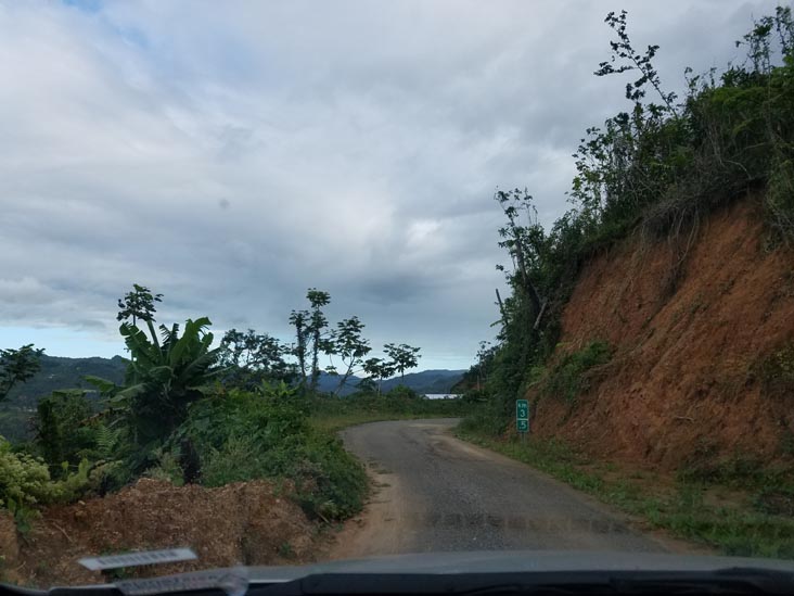 Route 548 Leading Down From Sandra Farms, Adjuntas, Puerto Rico, February 18, 2018
