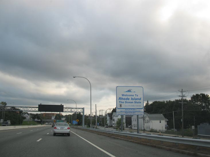 Southbound Interstate 95 Near Massachusetts State Line, Rhode Island, October 2, 2011