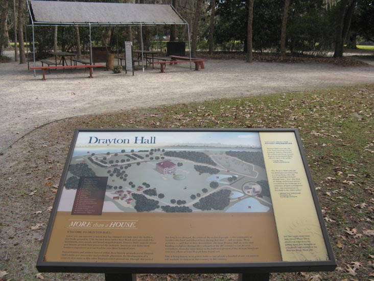 Site Map, Drayton Hall, Ashley River Road, Charleston, South Carolina
