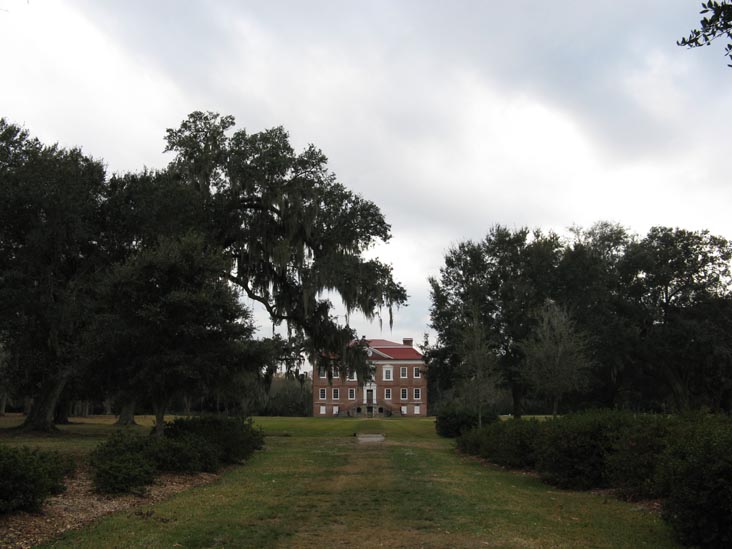 Main House From Allee, Drayton Hall, Ashley River Road, Charleston, South Carolina