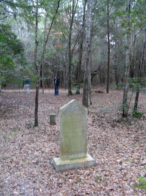 Cleveland Johnson Grave, African-American Cemetery, Drayton Hall, Ashley River Road, Charleston, South Carolina