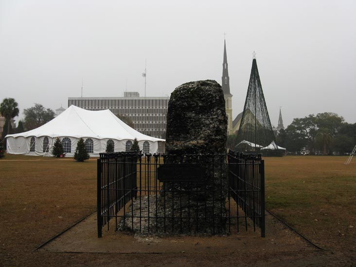 Horn Work Remnant, Marion Square, Charleston, South Carolina, December 31, 2009