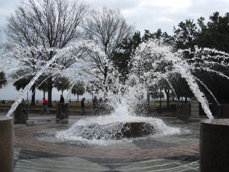 Fountain, Vendue Range Street and Concord Street, Waterfront Park, Charleston, South Carolina