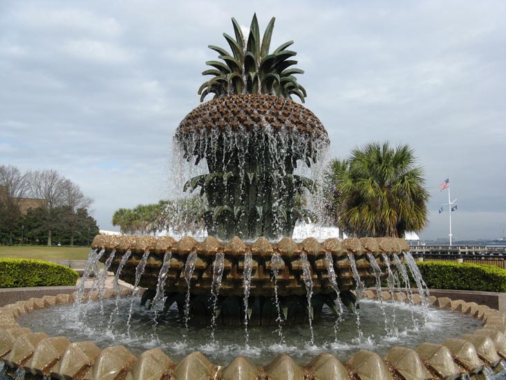 Pineapple Fountain, Waterfront Park, Charleston, South Carolina
