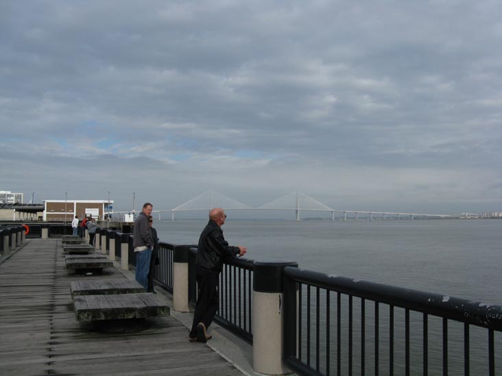 Arthur Ravenel Jr. Bridge From Pier, Waterfront Park, Charleston, South Carolina