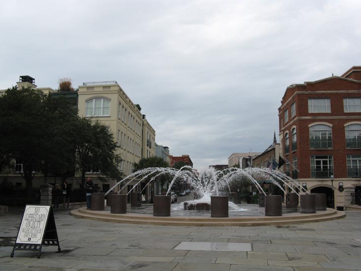Fountain, Vendue Range Street and Concord Street, Waterfront Park, Charleston, South Carolina