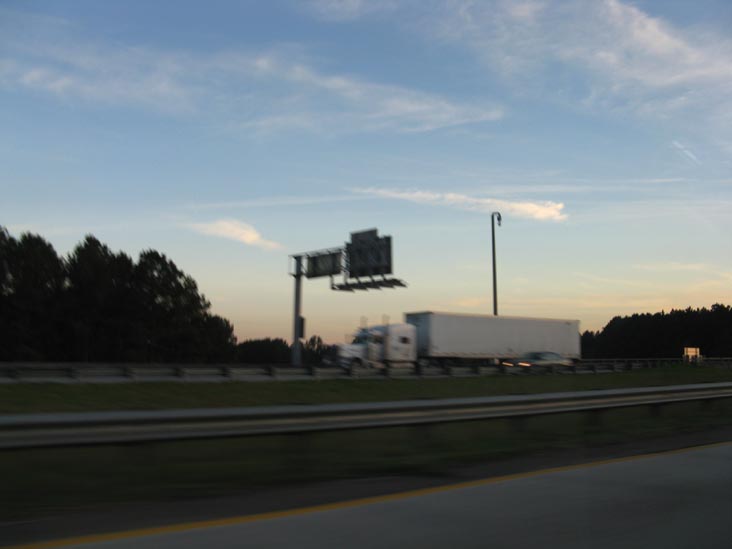 Interstate 95 at Interstate 26 Interchange, Orangeburg County, South Carolina, December 29, 2009