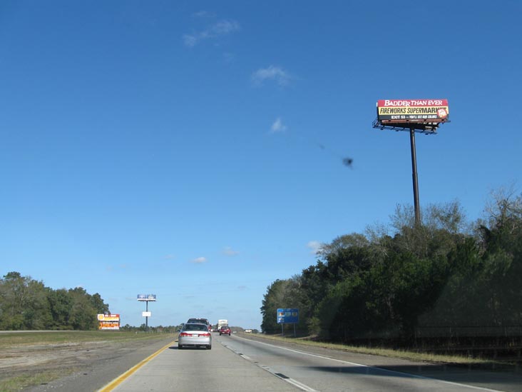 Interstate 95 Near Exit 38, Yemassee, South Carolina, January 2, 2010