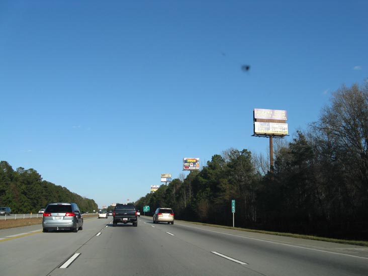 Interstate 95 At Milepost 163, Florence, South Carolina, January 2, 2010