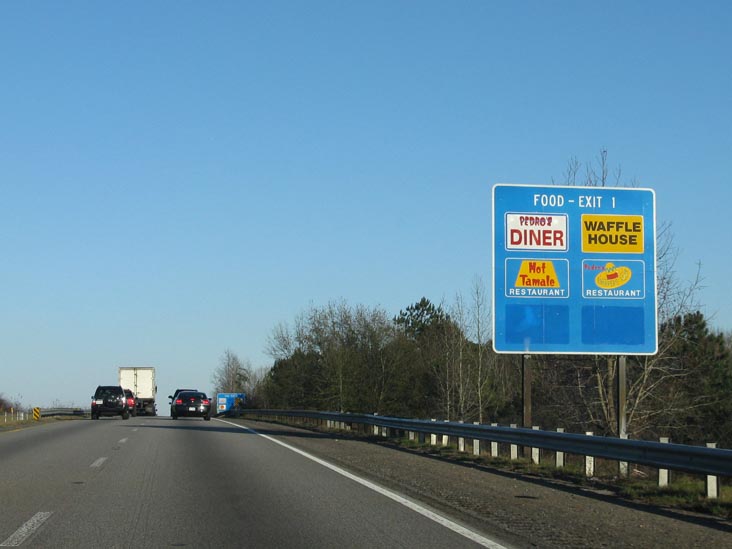 Interstate 95 Near South of the Border, Dillon, South Carolina, January 2, 2010