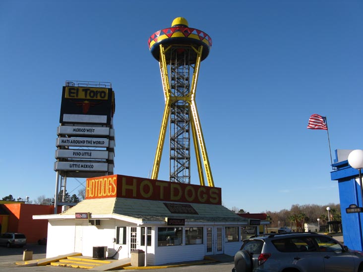 Sombrero Tower, South of the Border, Interstate 95 and US 301-501, South Carolina
