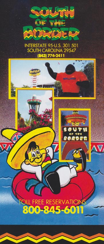 Brochure, South of the Border, Interstate 95 and US 301-501, South Carolina