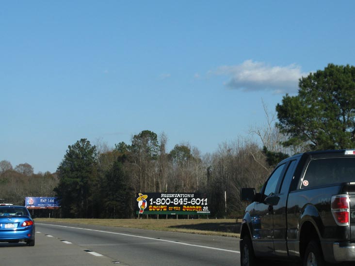 Reservations South of the Border Billboard, 48 Miles From South of the Border, Interstate 95, South Carolina