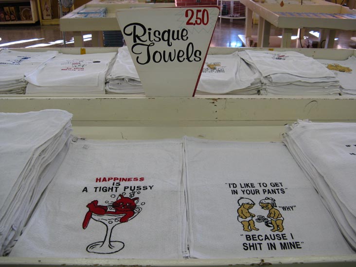Risque Towels, Pedro's Coffee Shop, South of the Border, Interstate 95 and US 301-501, South Carolina