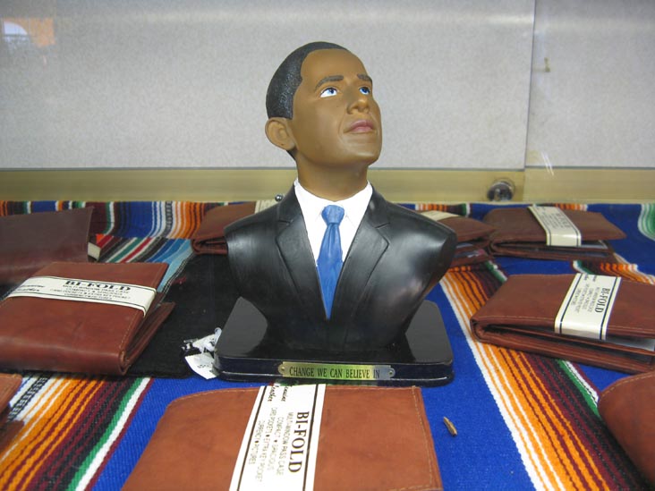 Obama Mini-Bust, Pedro's Coffee Shop, South of the Border, Interstate 95 and US 301-501, South Carolina