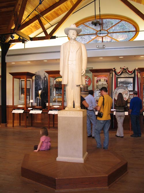 Jack Daniel Statue, Visitor Center, Jack Daniel's Distillery, 280 Lynchburg Road, Lynchburg, Tennessee