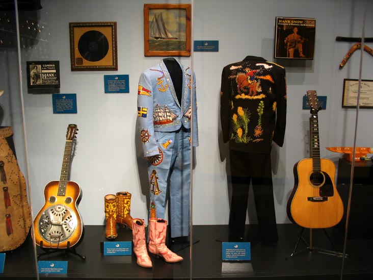 Hank Snow Display, Country Music Hall of Fame and Museum, 222 5th Avenue South, Nashville, Tennessee