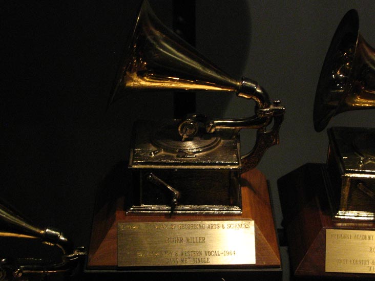 Roger Miller Grammy, Country Music Hall of Fame and Museum, 222 5th Avenue South, Nashville, Tennessee