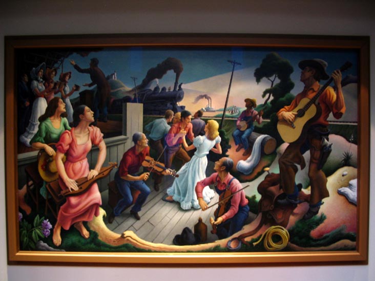 "Sources of Country Music," Thomas Hart Benton, Hall of Fame Rotunda, Country Music Hall of Fame and Museum, 222 5th Avenue South, Nashville, Tennessee