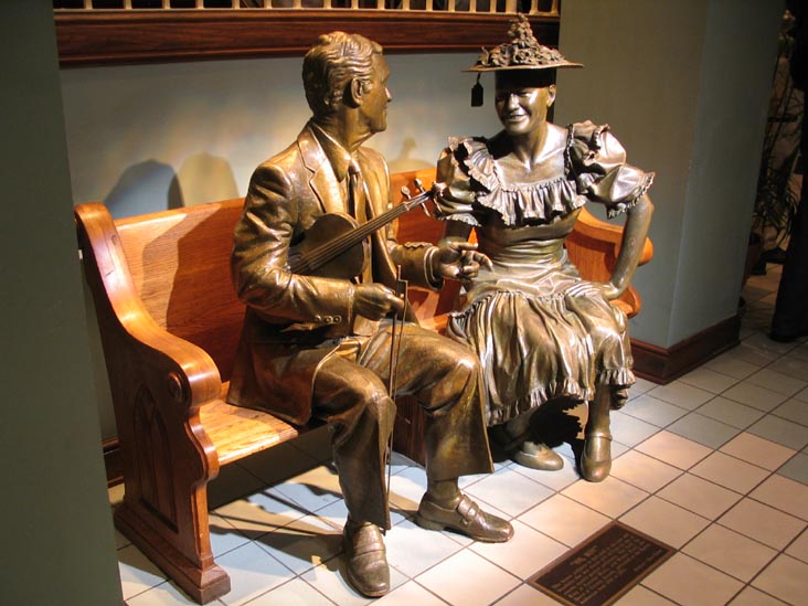 Roy Acuff and Minnie Pearl Statue, Main Lobby, Ryman Auditorium, Nashville, Tennessee