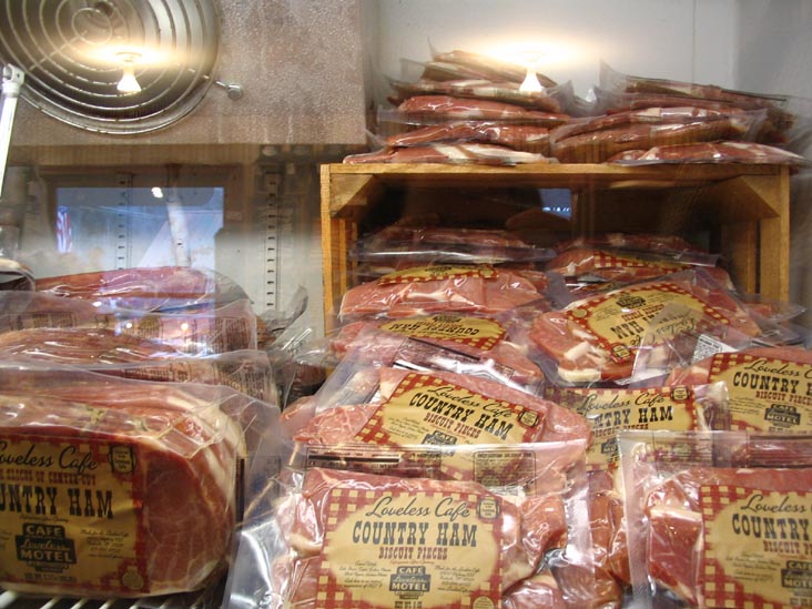 Country Ham, Loveless Hams & Jams Country Market, Loveless Motel and Cafe, 8400 Highway 100, Nashville, Tennessee