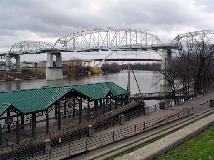 Riverfront Park, Shelby Street Pedestrian Bridge, Nashville, Tennessee