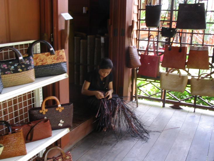 Woven Bags, Bang Sai Royal Folk Arts & Crafts Center, Ayutthaya Province, Thailand