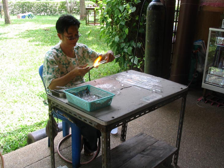 Glass Blowing, Bang Sai Royal Folk Arts & Crafts Center, Ayutthaya Province, Thailand