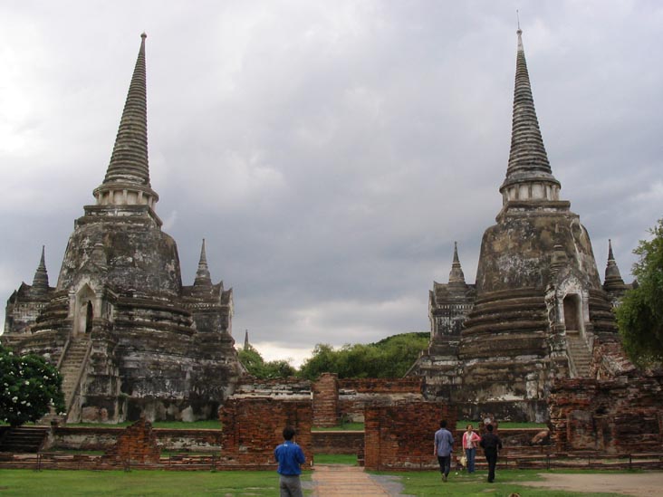 Chedis, Wat Phra Si Sanphet, Ayutthaya, Thailand