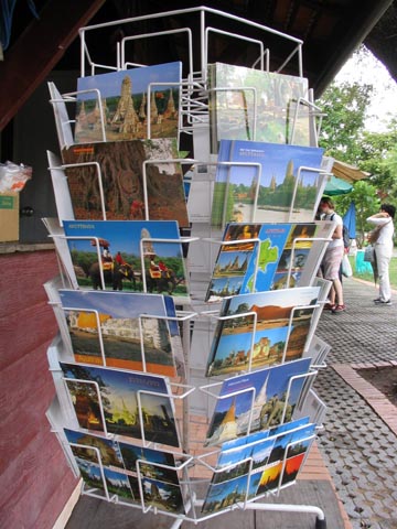 Postcards Outside Wat Phra Si Sanphet, Ayutthaya, Thailand