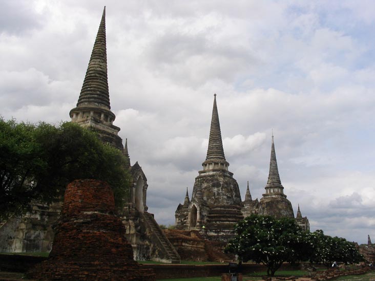 Chedis, Wat Phra Si Sanphet, Ayutthaya, Thailand