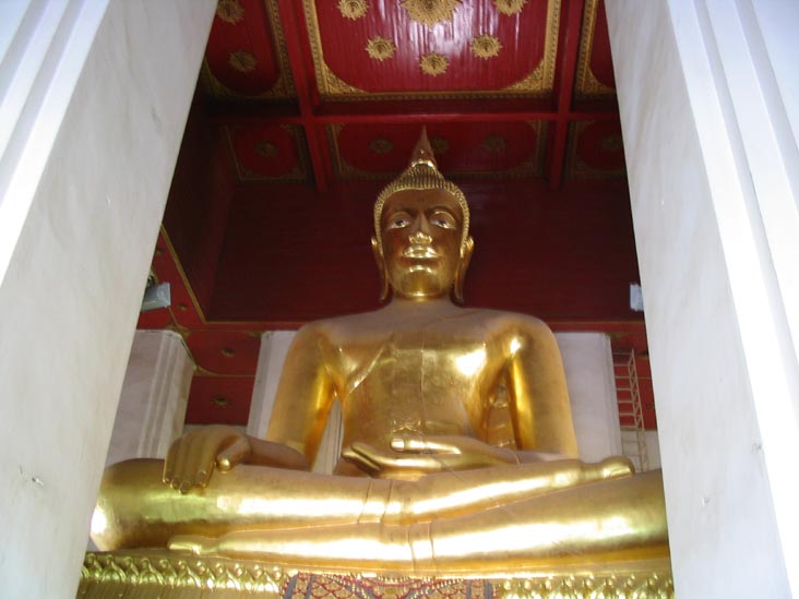 Phramongkhon Bophit Buddha Figure, Ayutthaya, Thailand