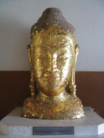 Gold Leaf, Wihan Phra Mongkhon Bophit, Ayutthaya, Thailand