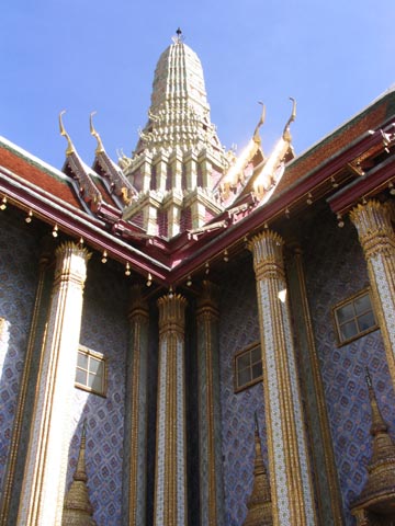 Prasat Phra Dhepbidorn (The Royal Pantheon), Wat Phra Kaeo, Bangkok, Thailand