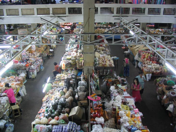 View from the Second Floor, Ton Lamyai Market, Chiang Mai, Thailand