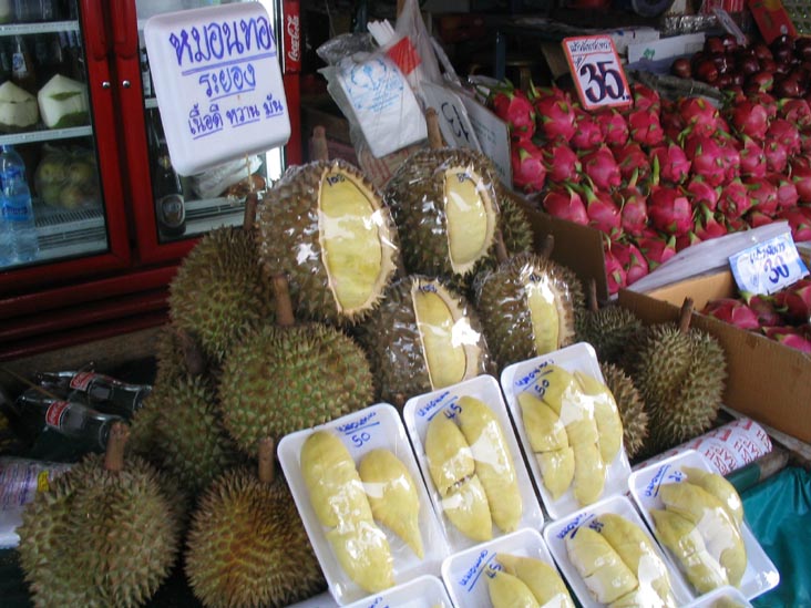 Durian, Ton Lamyai Market, Chiang Mai, Thailand