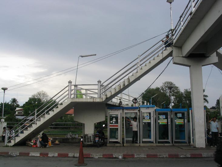 Overpass Near Flower Market Area, Ton Lamyai Market, Chiang Mai, Thailand