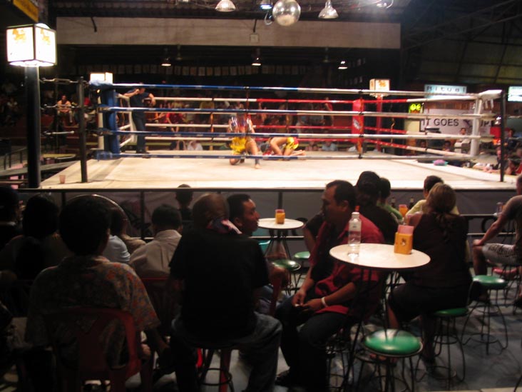 Pre-Fight Ritual, Muay Thai (Thai Boxing), Chaweng Beach Stadium, Ko Samui, Thailand