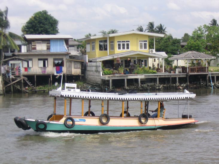 Boat, Chao Phraya River North of Bangkok, Thailand