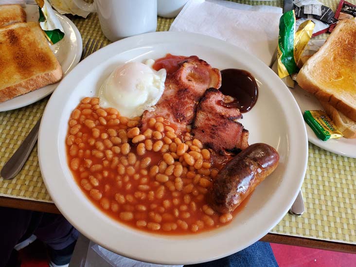 Full English Breakfast, Regency Cafe, Westminster, London, England, April 12, 2023