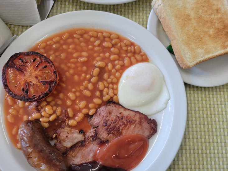 Full English Breakfast, Regency Cafe, Westminster, London, England, April 12, 2023
