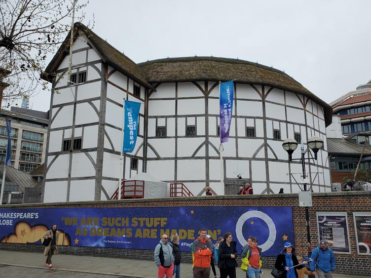 Shakespeare's Globe, 21 New Globe Walk, Bankside, London, England, April 11, 2023