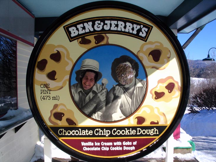 Cut-Out, Ben & Jerry's Factory, Route 100, Waterbury, Vermont