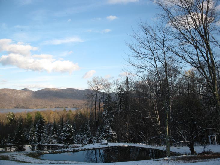 View From Pine Ridge Cabin, The Mountain Top Inn & Resort, 195 Mountain Top Road, Chittenden, Vermont, October 28, 2011