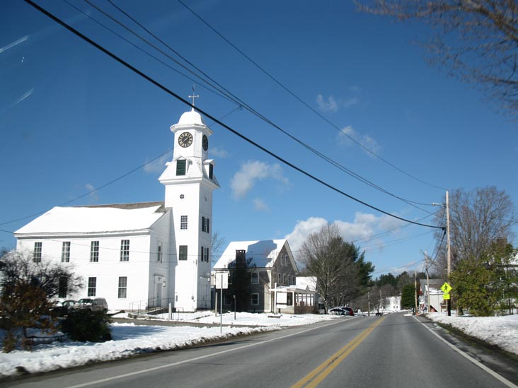 Main Street, Weston, Vermont, October 30, 2011