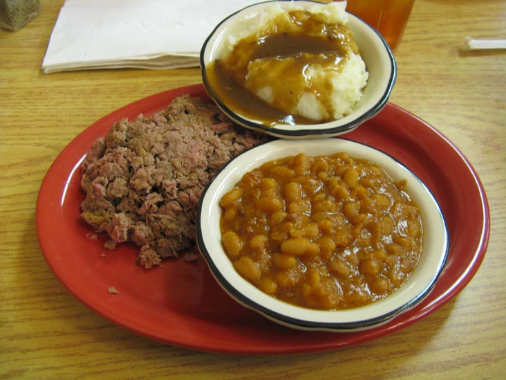 Beef Barbecue, K & L Barbeque, 5 Cavalier Square, Hopewell, Virginia