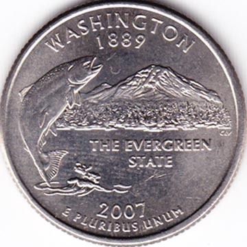 United States Mint 50 State Quarters Program Washington Quarter