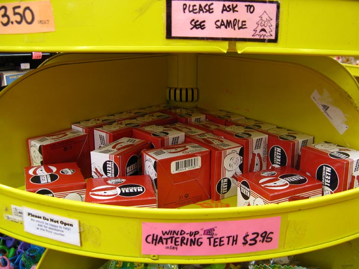 Wind-Up Chattering Teeth, Archie McPhee, 2428 Market Street NW, Ballard, Seattle, Washington