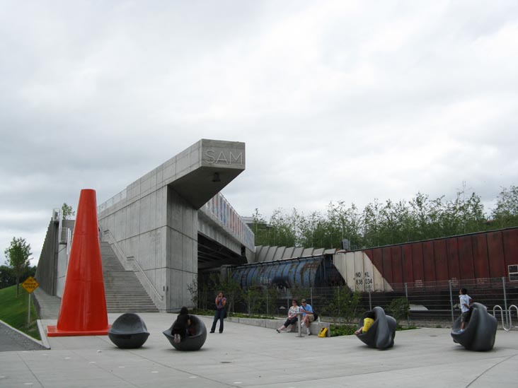 Olympic Sculpture Park From Alaskan Way, Belltown, Seattle, Washington